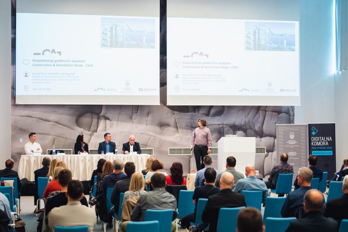DALEKO SMO OD EU PROSJEKA Održan stručni skup pod nazivom "Uspostava sustava za gospodarenje građevnim otpadom u Splitsko-dalmatinskoj županiji"