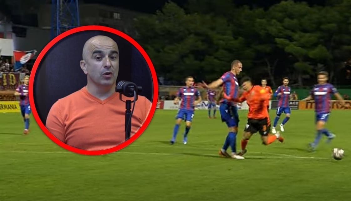 DIGLA SE PRAŠINA Bruno Marić: "Nije bio penal za Šibenik"
