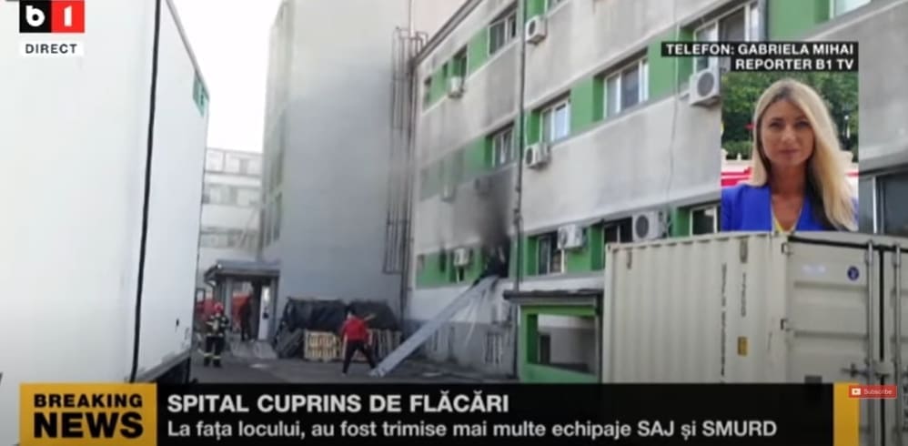 STRAVIČNI PRIZORI U RUMUNJSKOJ Izbio požar u covid bolnici, ima mrtvih