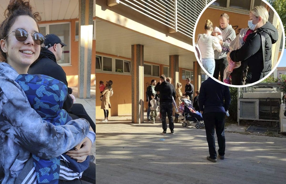 NAŠA STVARNOST "Ovo je sramota nad sramotama i dno dna": Majke s bolesnom djecom satima čekaju na pregled po olujnoj buri