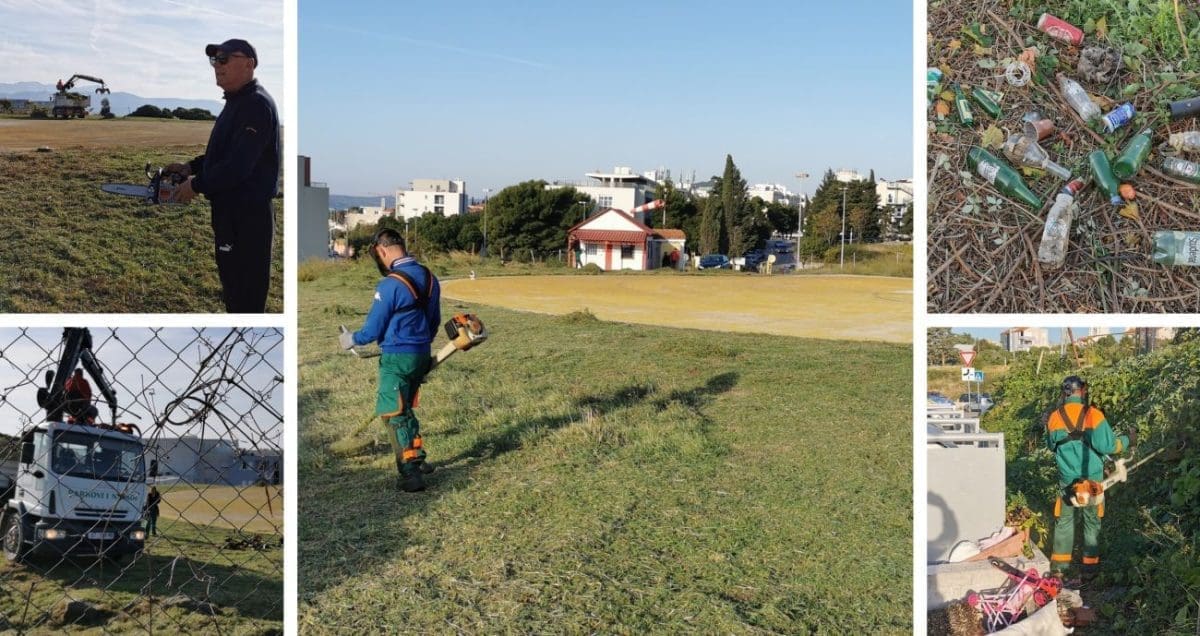 Organizirana velika akcija čišćenja helidroma KBC-a Split, nevjerojatno što se sve "pronašlo" na cijelom području