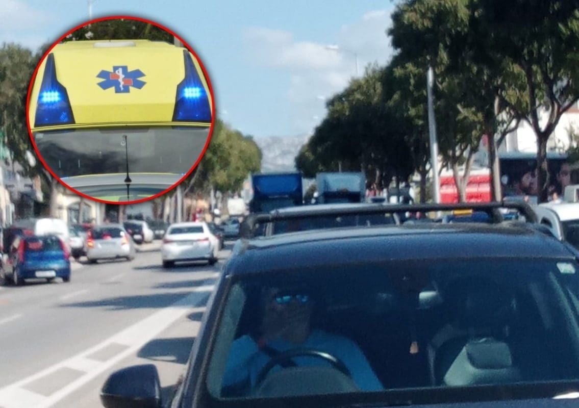 TROSTRUKI SUDAR U POLJIČKOJ Jedna osoba hitno prevezena u splitsku bolnicu