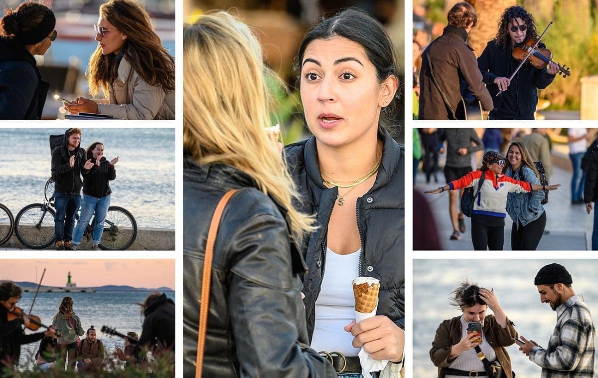 ROMATNIKOM PROTIV BURE Veselo je jučer bilo na splitskoj Rivi, glazbeni dvojac je sve rasplesao