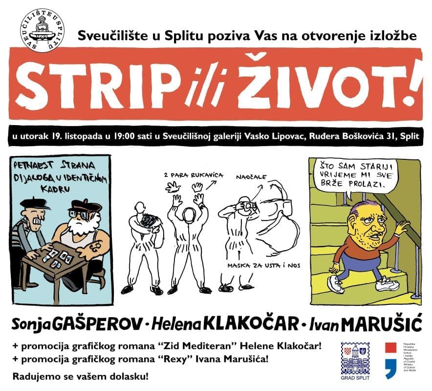 "STRIP ILI ŽIVOT" Sveučilišna galerija posjetiteljima nudi novu izložbu, evo do kada je otvorena i što možete očekivati
