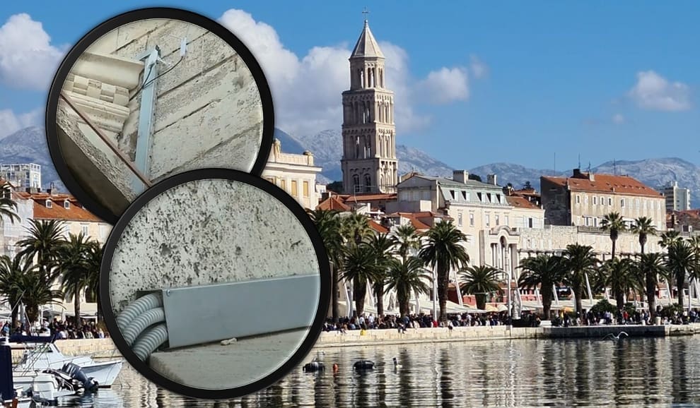 SRAMOTA U SRCU SPLITA Instalacije 'nagrdile' katedralu Sv. Duje: "Očajno, neprofesionalno i neukusno"