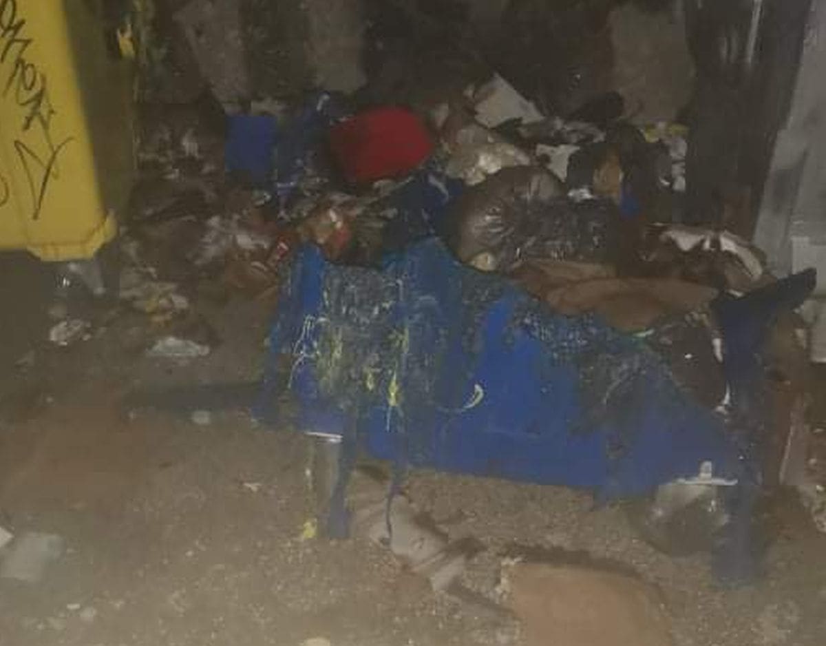 TUŽNI I SRAMOTNI PRIZORI S GRIPA Kontejner izgorio, hrpa smeća ostala: Još jedan "izgubio glavu"