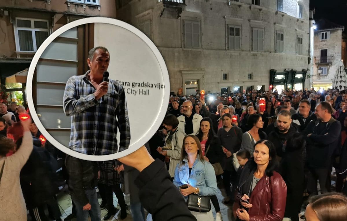 SPLITSKI VETERAN NA PROSVJEDU U SPLITU: "Traje otvorena diktatura i fašizacija društva"