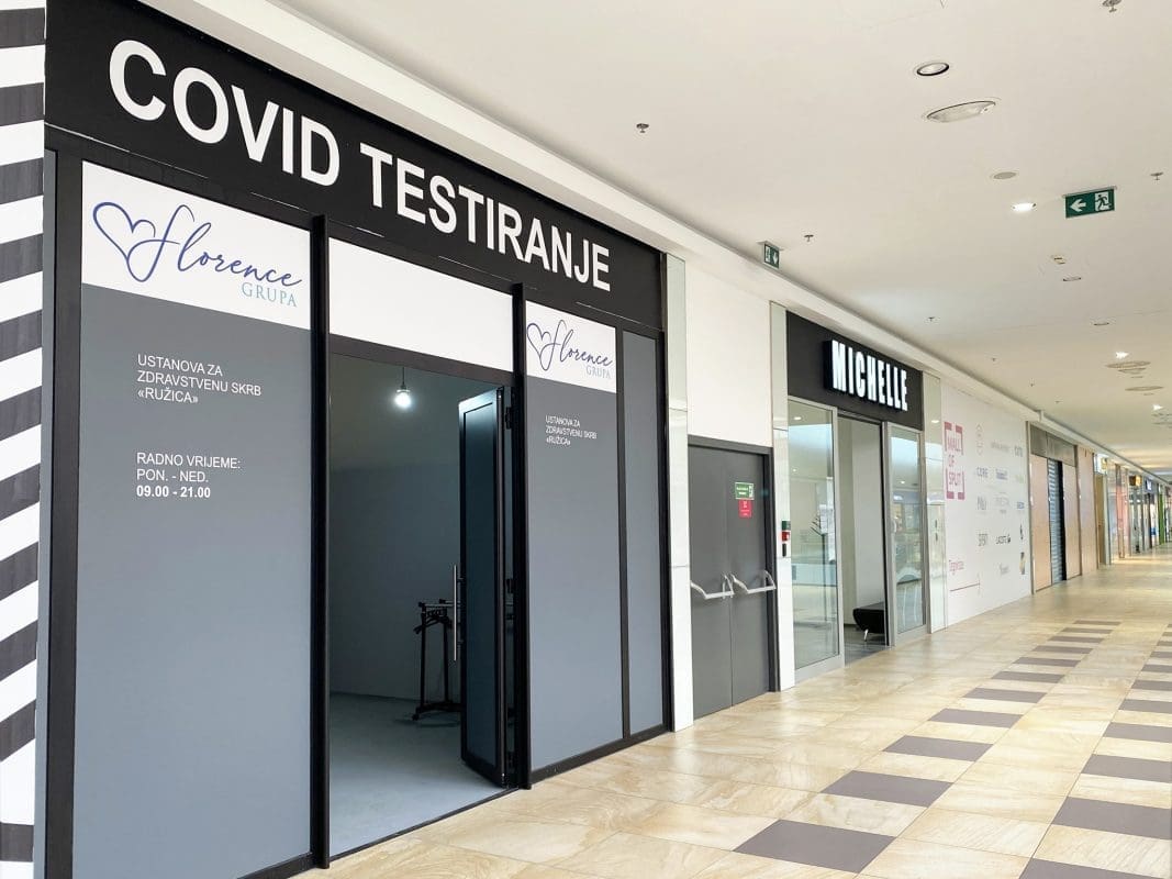 Novo u Mall of Split: Otvoren Covid 19 testni punkt Florence grupe, evo koje su cijene testiranja