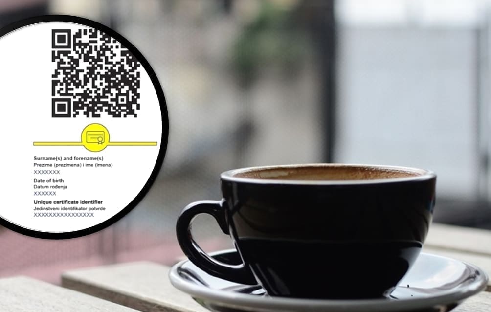 HOĆE LI U KAFIĆE MOĆI SAMO ONI S POTVRDOM? Proširena upotreba covid-potvrda: “Mi ćemo svakako tražiti ocjenu ustavnosti”