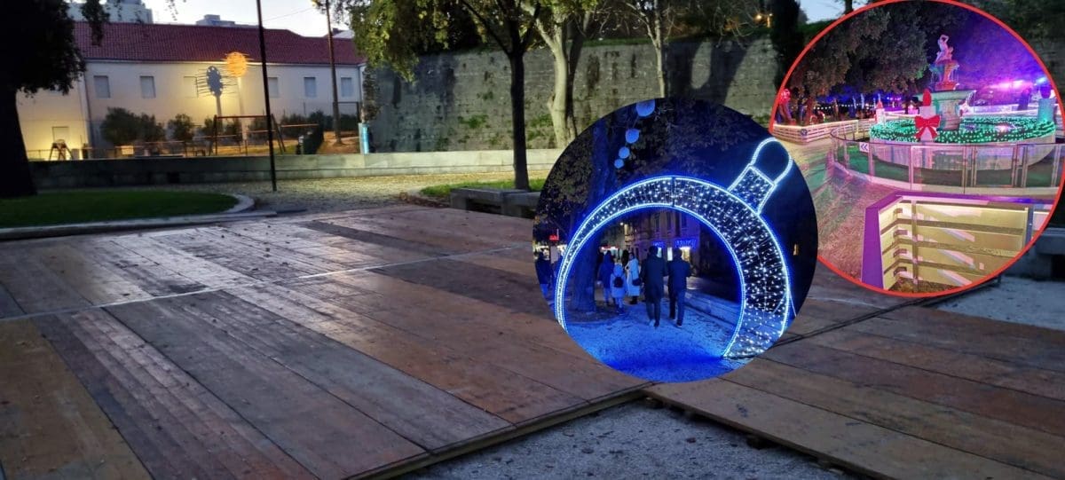ĐARDIN DOBIVA ADVENTSKI IZGLED Još malo i klizaljke na noge, postavlja se klizalište