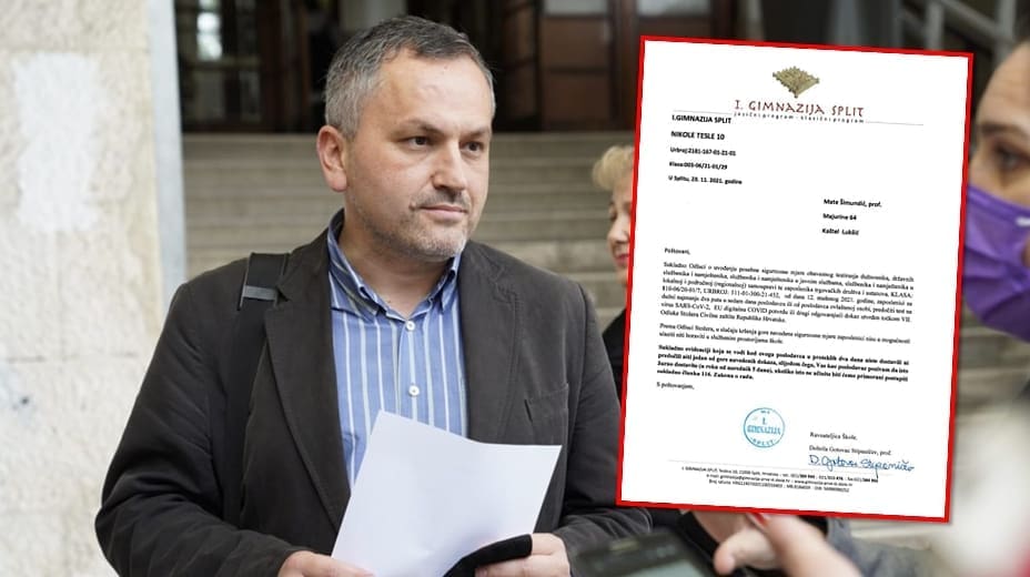 ŠIMUNDIĆU STIGLO UPOZORENJE: "Zbog protuustavne i protuzakonite odluke Stožera bio sam spriječen raditi"