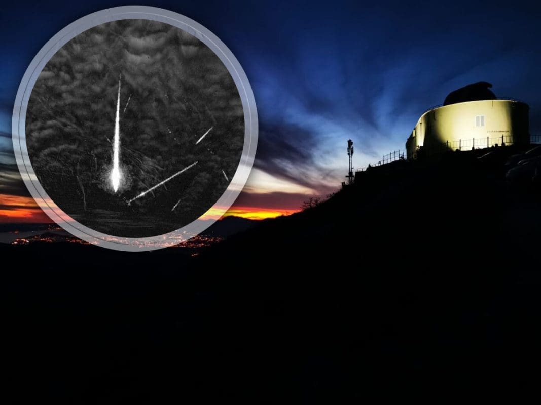 S mosorske zvjezdarnice snimljen pad sjajnog meteora, vidio se i kroz oblake. Radi se o poznatom meteorskom roju