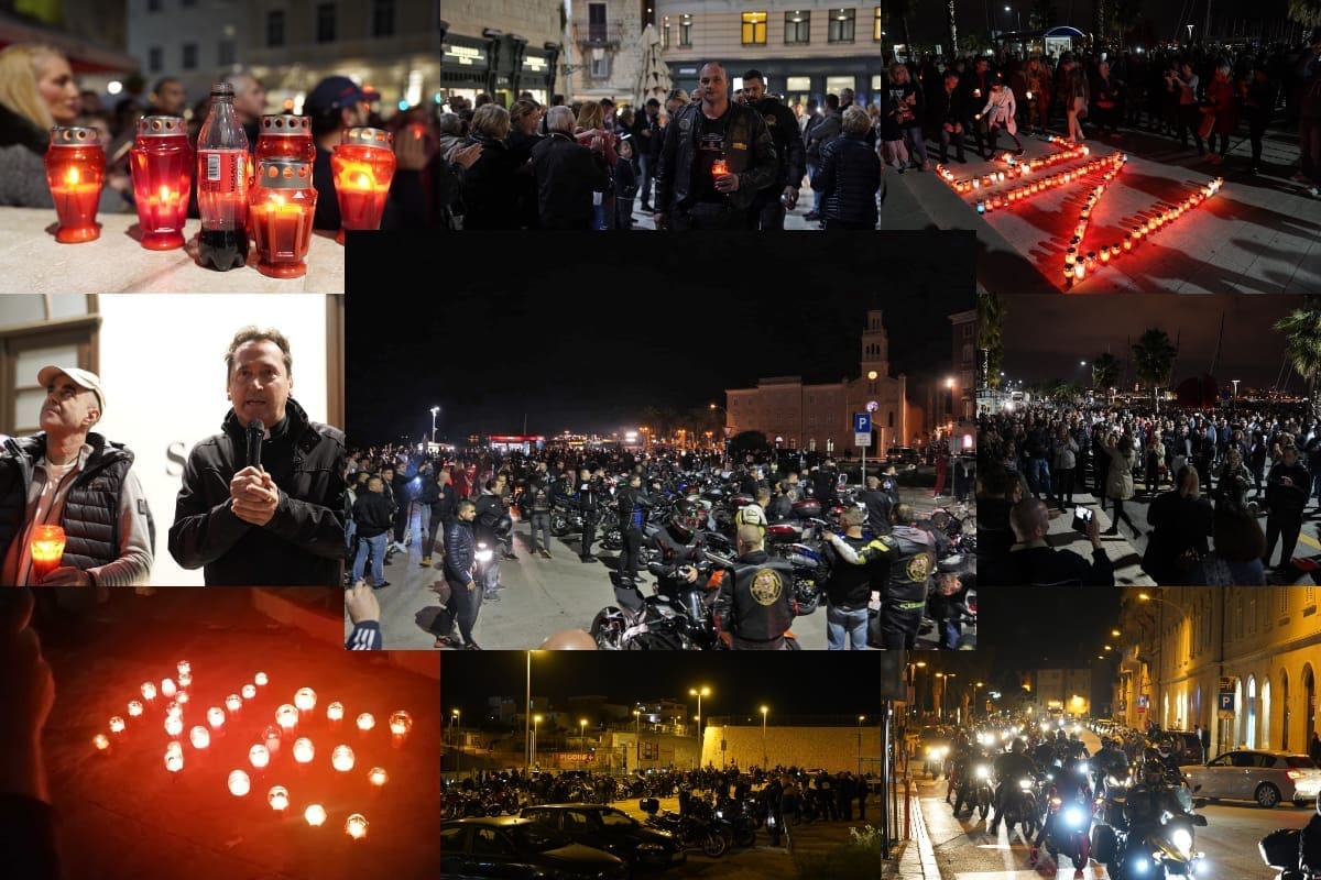 HOĆE LI OPET 'NAPUNITI' PJACU? Večeras se nastavljaju prosvjedi u Splitu, sinoć je ogroman broj građana prisustvovao