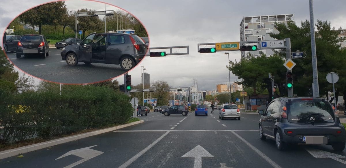 PROMETNA NESREĆA NA SKALICAMA Sudar dvaju osobnih automobila