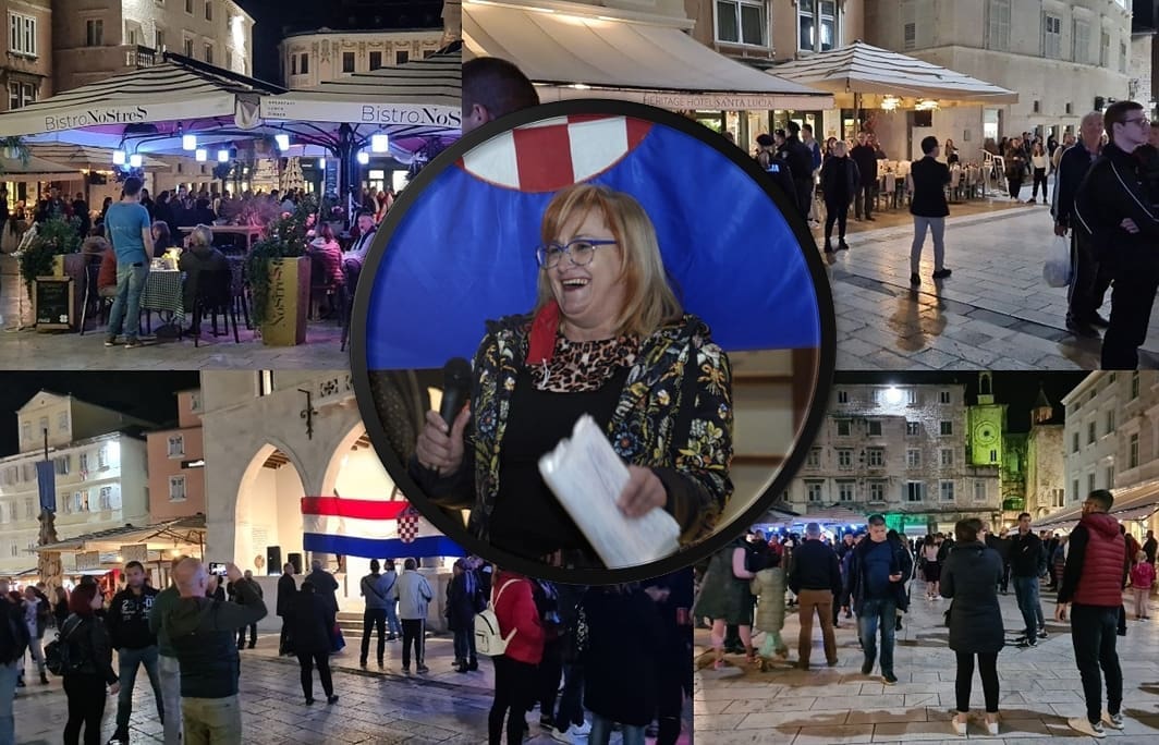 OŠTRE PORUKE NA PJACI Splitska liječnica: "Djeca danas imaju PTSP, liječnici umiru suicidalno s 56 godina"