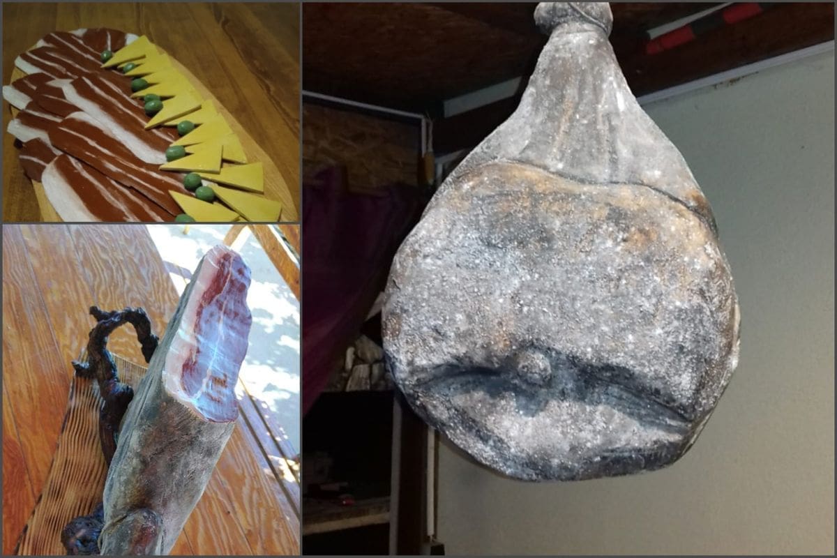 "ČAROBNJAK" IZ OKOLICE ŠIBENIKA Možete li vjerovati da ovaj pršut nije pravi? Ovaj meštar radi realistične prikaze dalmatinske delicije