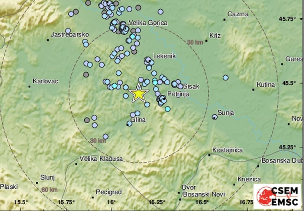 Dva potresa zaredom zatresla Hrvatsku: "Dva u razmaku od pola sata. Ponavlja li se 12. mjesec?"
