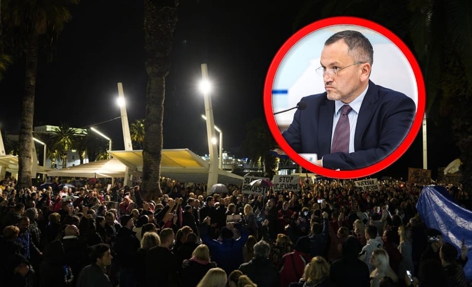 SNAŽNE PORUKE NA RIVI Šimundić: "Digli smo se protiv korona diktature"