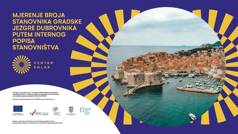 PREDAVANJE NA TEMU: “Mjerenje broja stanovnika gradske jezgre Dubrovnika putem Internog popisa stanovništva kao alat mjerenja stvarne depopulacije“