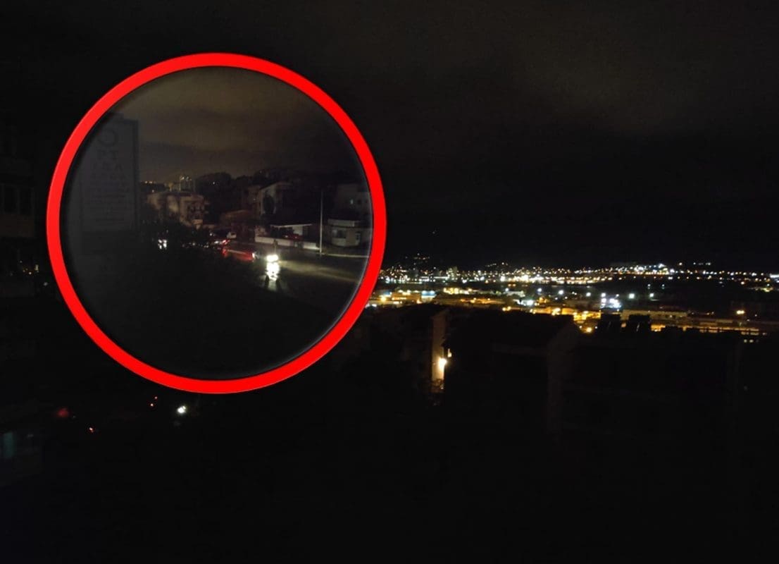 DIO SPLITA U MRAKU Velik dio grada ostao bez struje