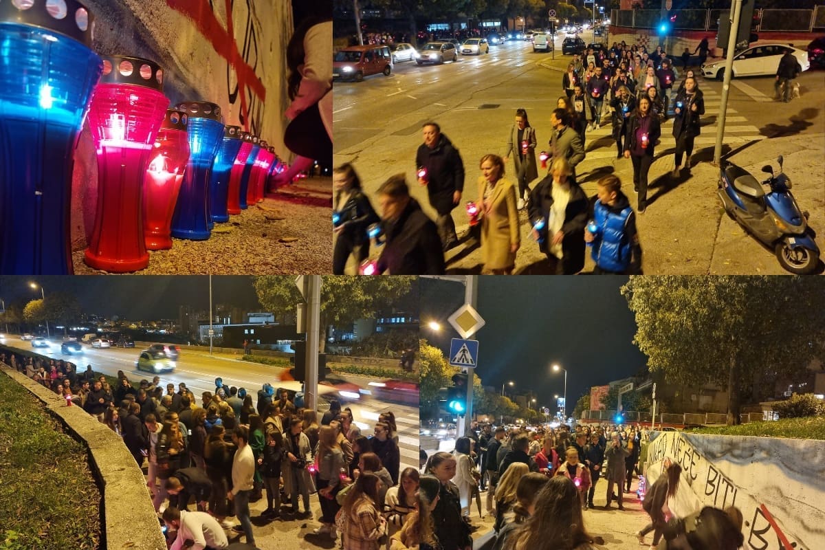 STUDENTI ZA VUKOVAR Nakon Mise na Kampusu zapaljene svijeće za Grad Heroj