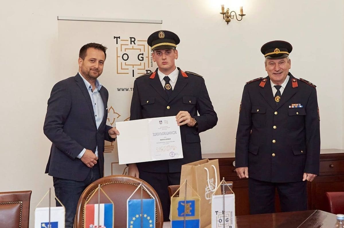 Najbolji trogirski vatrogasac je Mateo Perkić
