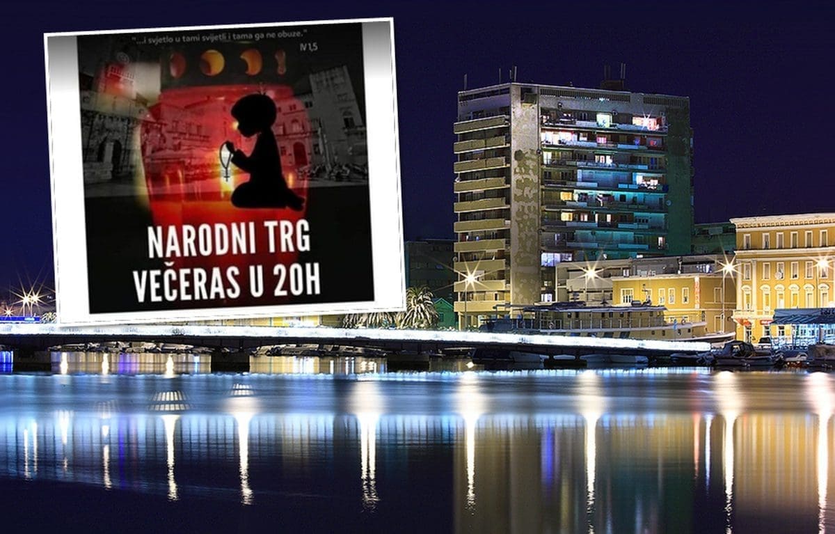 NASTAVLJAJU SE PROSVJEDI Zadarski prosvjednici poručuju: "Ponesite i vaše oružje - krunicu"