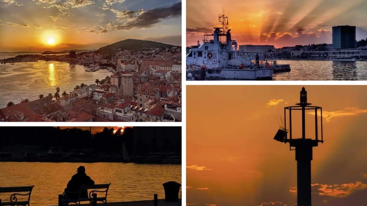 PRIZORI OD KOJIH ZASTAJE DAH Split je bio u bojama, fotografkinja 'uhvatila' predivni trenutak zalaska sunca