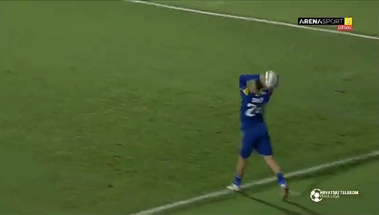 PRIČAT ĆE SE O SUĐENJU Hajduk oštećen kod Lokomotivinog gola, Cipetić nepravilno izveo aut