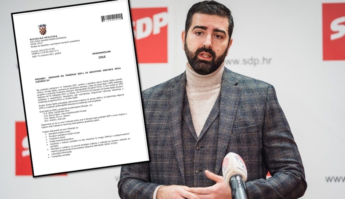 BIO BI TO VELIKI PROJEKT Matijević i SDP predložili gradnju POS stanova. Evo o kojim lokacijama je riječ...