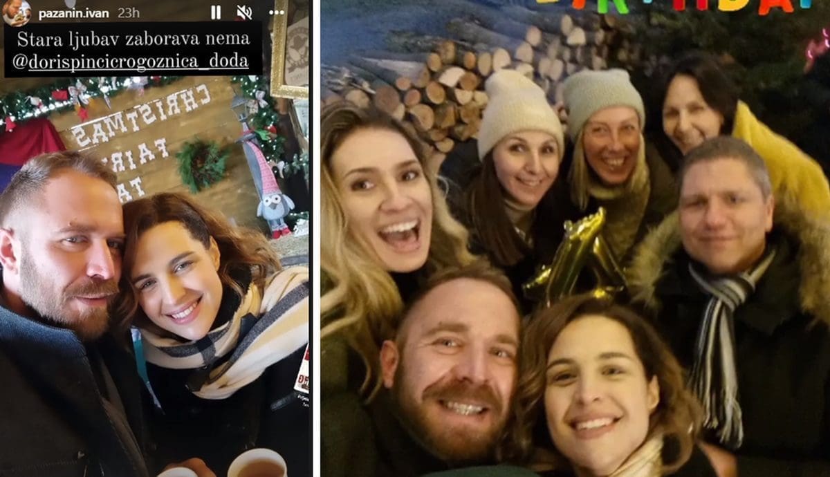 KOLEGE IZ '3,2,1 KUHAJ' Pažanin pozirao s Doris Pinčić: 'Stara ljubav zaborava nema'