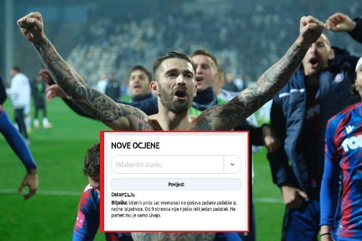 NEMA DALJE Zabilješka iz škole postala je hit, ovom učeniku na pameti je samo - Livaja!