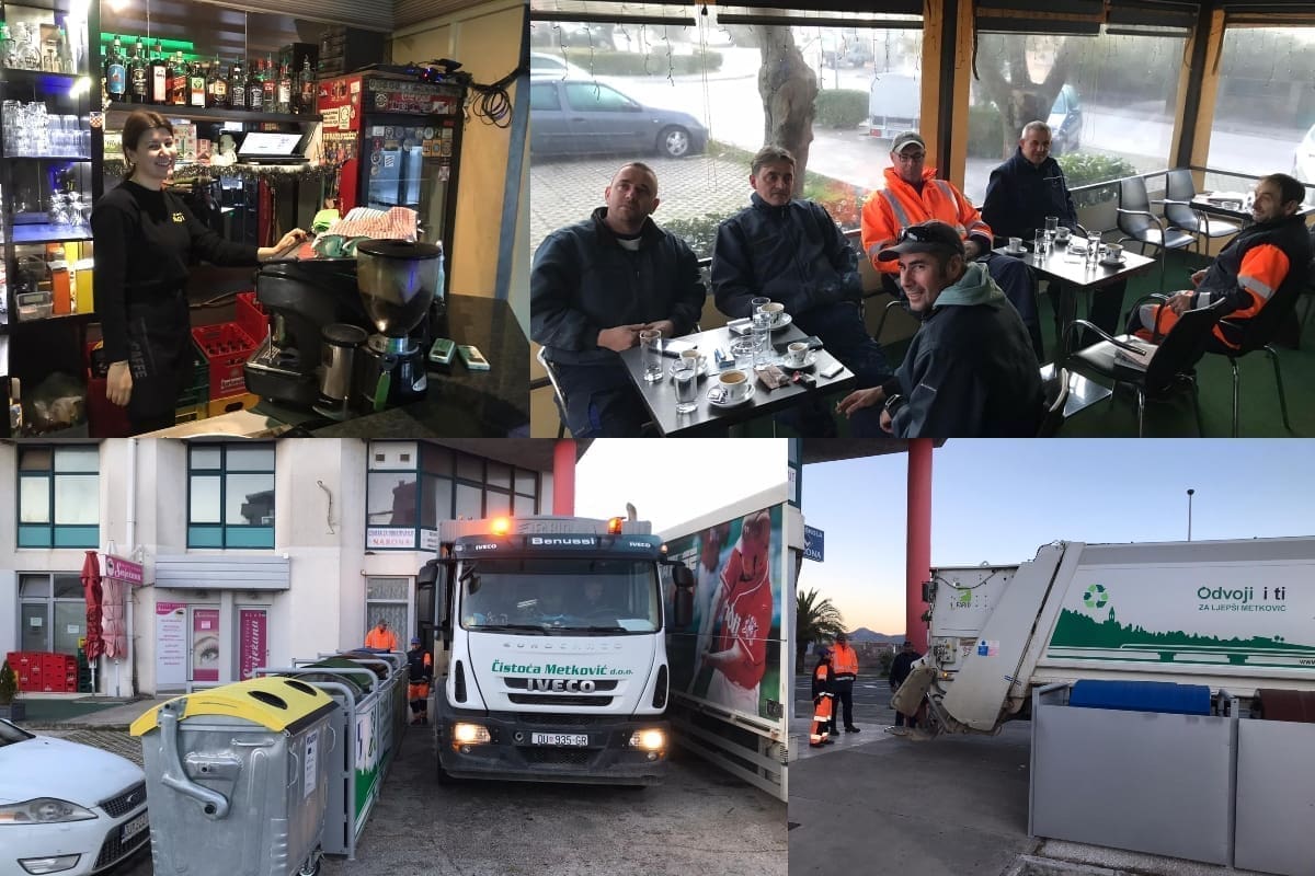 TRADICIJA SE NASTAVLJA Vlasnik ugostiteljskog objekta u Metkoviću napravio 'feštu' za komunalne radnike: "To je najmanje što možemo dati od sebe"