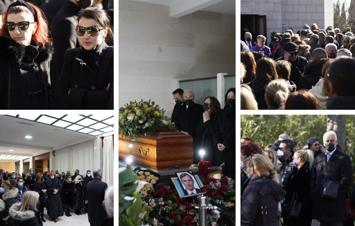 GOLEMA TUGA NA LOVRINCU Tisuće ljudi oprostilo se od splitskog odvjetnika Jadrana Franceschija