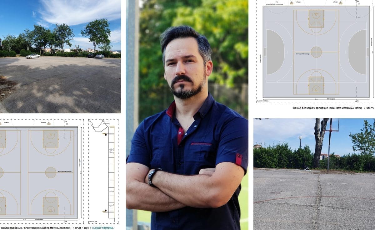 USKRAĆENE SU GENERACIJE SPLITSKE DJECE Igralište na Mertojaku u katastrofalnom je stanju, no obnova bi napokon mogla započeti. Podršku pružio i poznati košarkaš...
