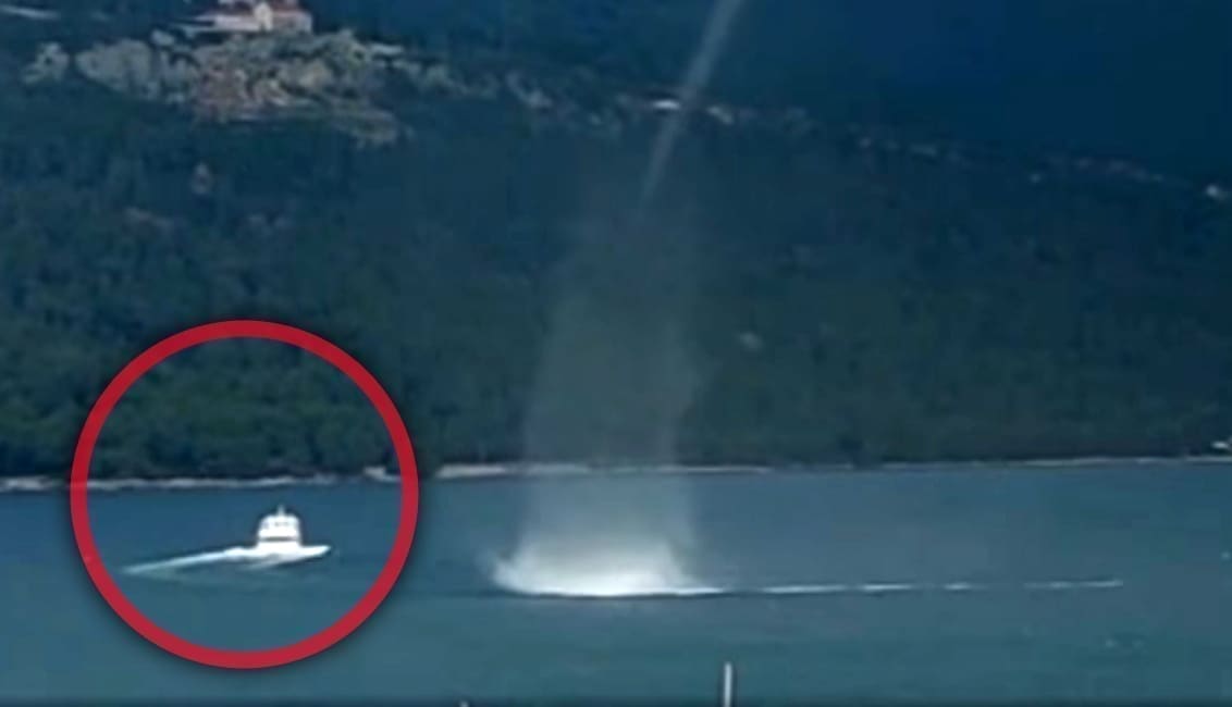 BLISKI SUSRET BRODICE I PIJAVICE Opasna pojava protutnjala u blizini plovila: "Bila je velika i lagano se kretala prema kopnu..."