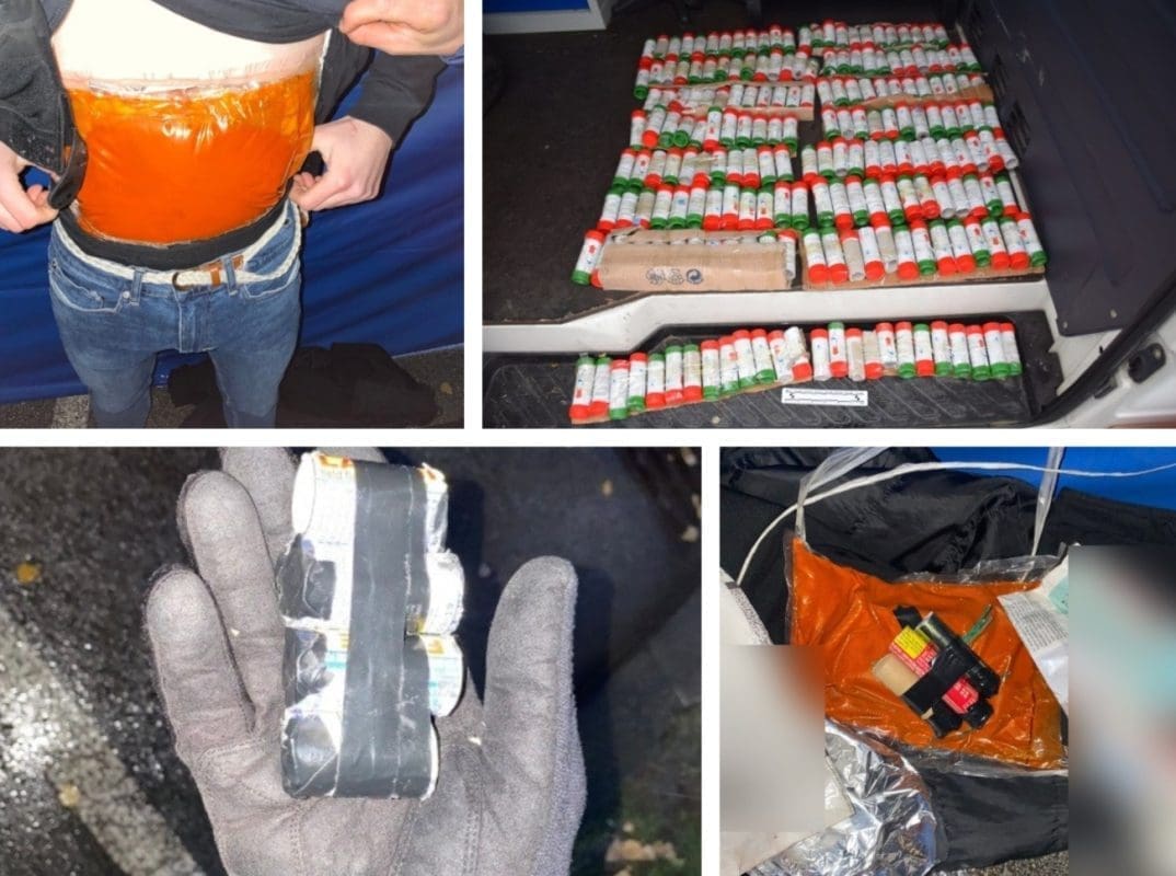 Policija privela 14 navijača: Pogledajte što je jedan pokušao unijeti na derbi Dinamo - Hajduk