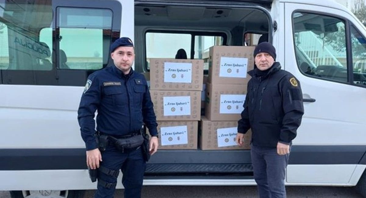 ZRNO LJUBAVI Udruga specijalne jedinice policije Grof posjetila i darivala potrebite hrvatske branitelje i članove njihovih obitelji