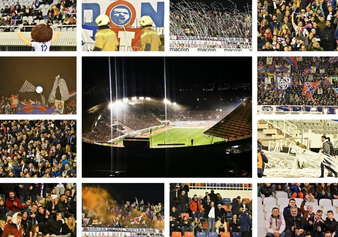 LJUBAV JE GOLEMA Prizor krcatog stadiona je fascinantan, evo kako izgleda prepuni Poljud iz zraka