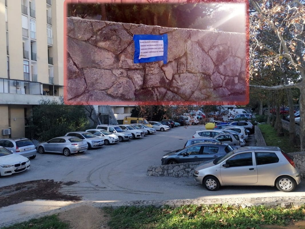 SPLIĆANIMA PUKAO FILM Neobična poruka osvanula na parkingu: "Grebat ćemo po vašem džepu"