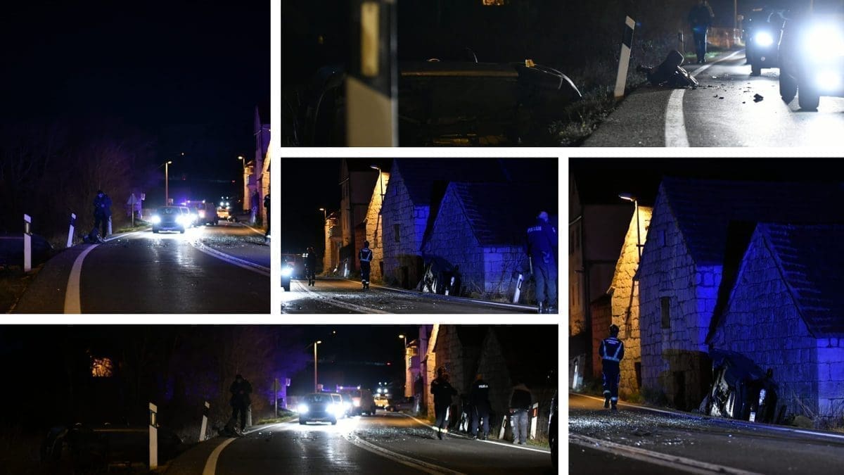 TEŠKA PROMETNA NESREĆA U ZAGORI Sudar dvaju osobnih vozila, više je ozlijeđenih