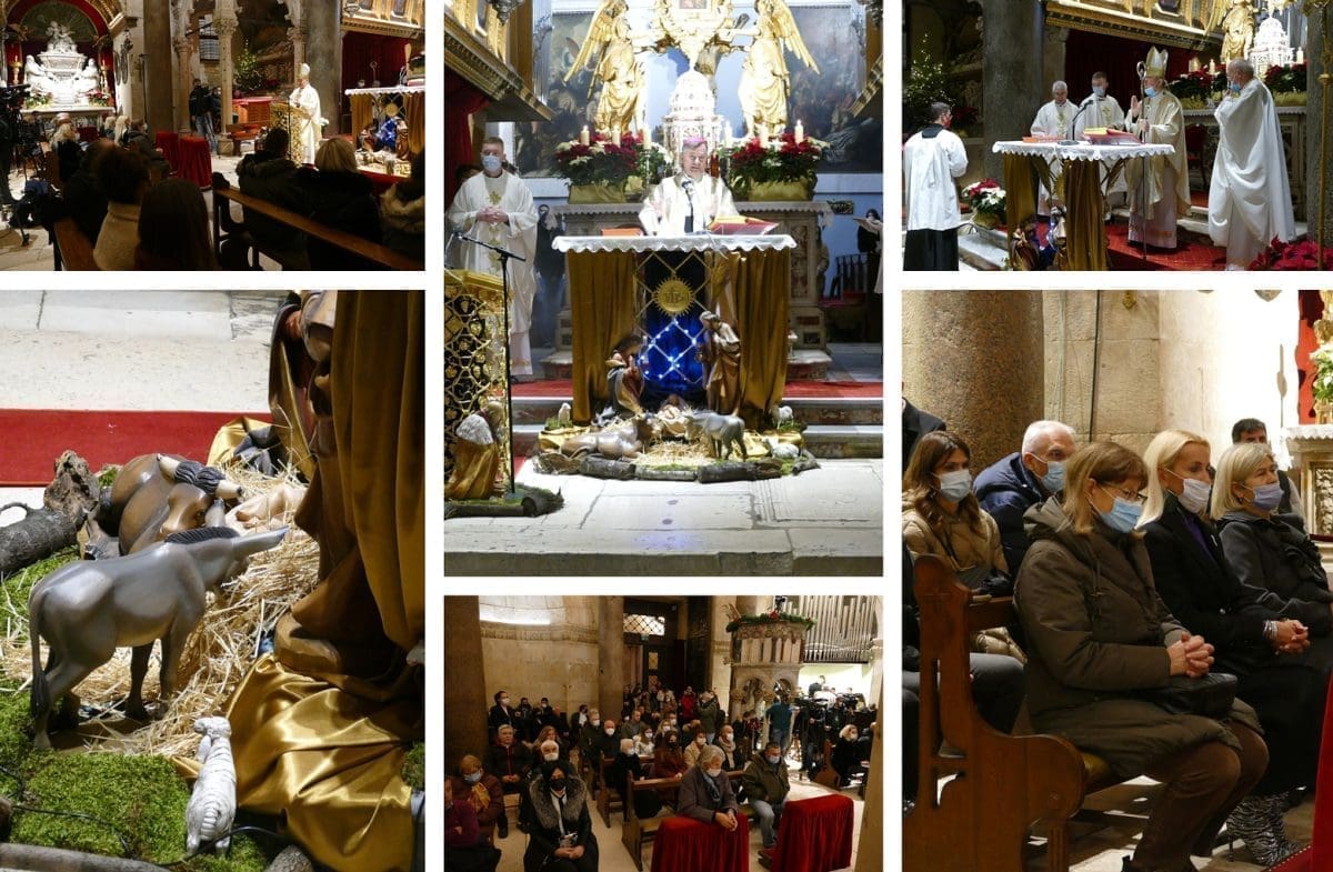 Nadbiskup Barišić predvodio polnoćku u splitskoj katedrali: "Božić je Božić! Čudesan i nezamjenjiv!"