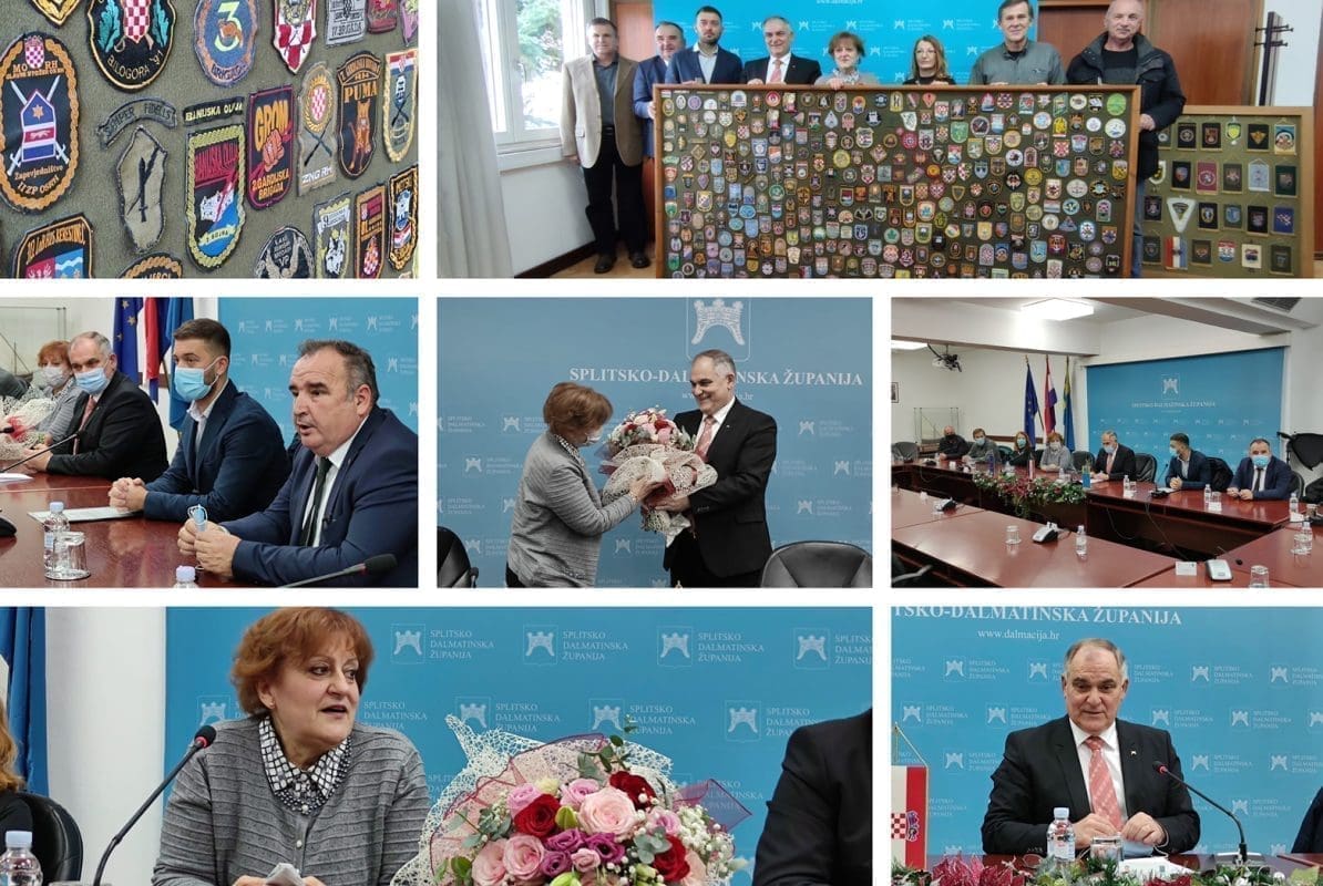 EMOTIVNA PRIMOPREDAJA U ŽUPANIJI Djelatnice desetljećima prikupljale znakovlja branitelja, župan Boban ponosan: "Hvala vam za rad, za ljubav..."