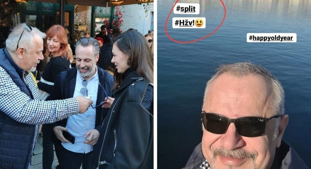 Šprajc na Pjaci s Jakobušićem "dočekao" Novu godinu, a potom objavio selfie kojim veliča Hajduk!