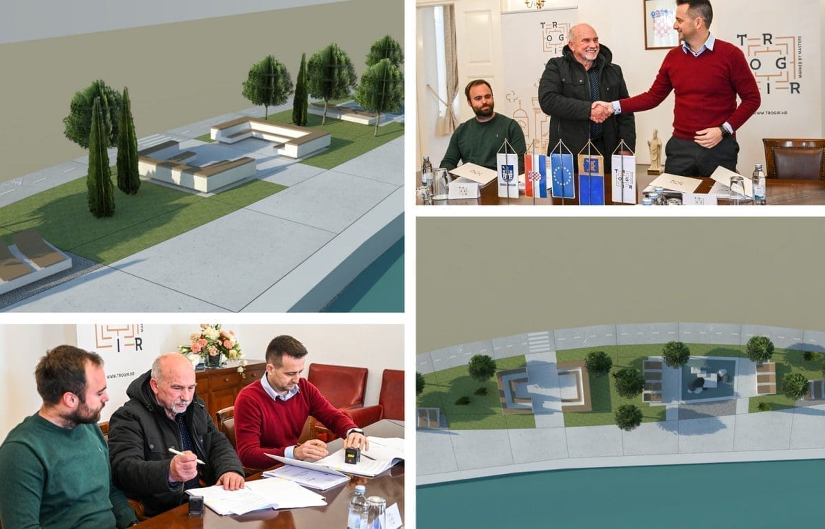 MILIJUNSKI PROJEKT U TROGIRU Potpisan ugovor o uređenju šetnice Brigi – Lokvice s biciklističkom stazom