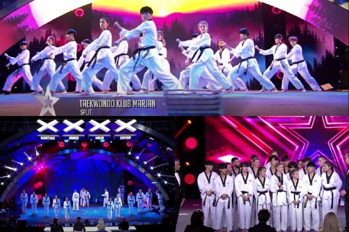 Demonstracijski team taekwondo kluba Marjan odradio je spektakularan nastup u finalu Supertalenta