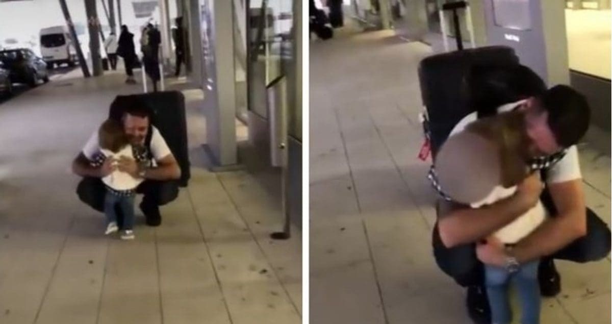 Malena Karla tatu nije vidjela 4 mjeseca, prizor s aerodroma oduševio internet