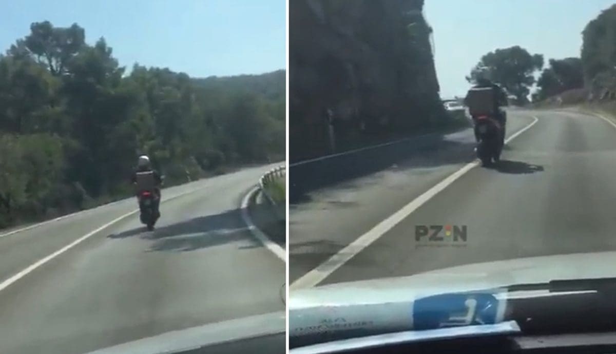 ŠTO OVAJ 'IZVODI'? Opasnost na dalmatinskoj prometnici, čovjek mopedom 'vrluda' po cesti: "Iznenađenje dolazi na kraju"