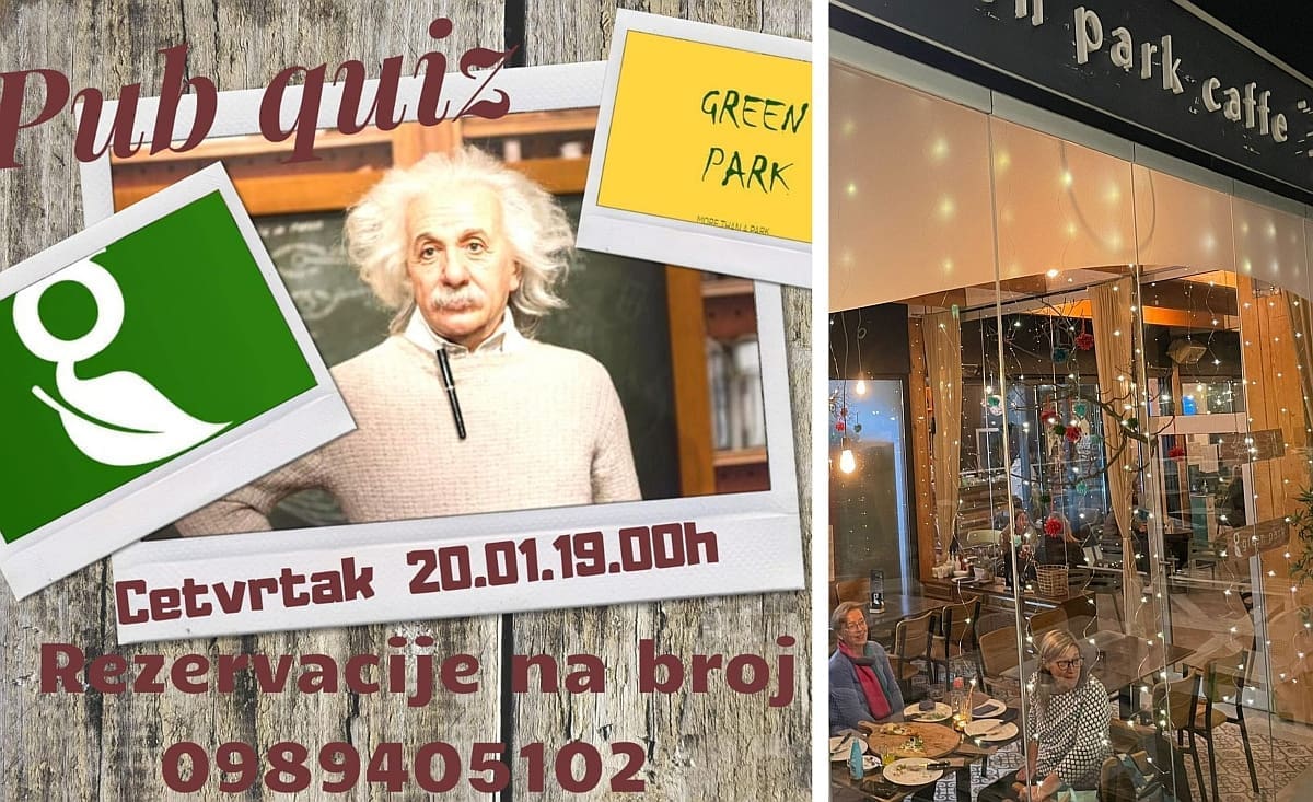 PRIJAVI SE NA PUB KVIZ U SOLINSKOM GREEN PARKU Ovog četvrtka večer dobre zabave i provjere općeg znanja