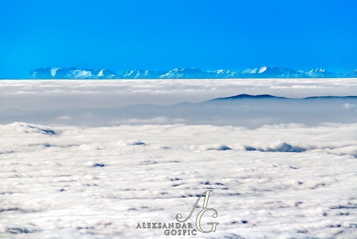 NEVJEROJATNA VIDLJIVOST Italija se često vidi s našeg obalnog gorja, no ovako što je ekstremna rijetkost